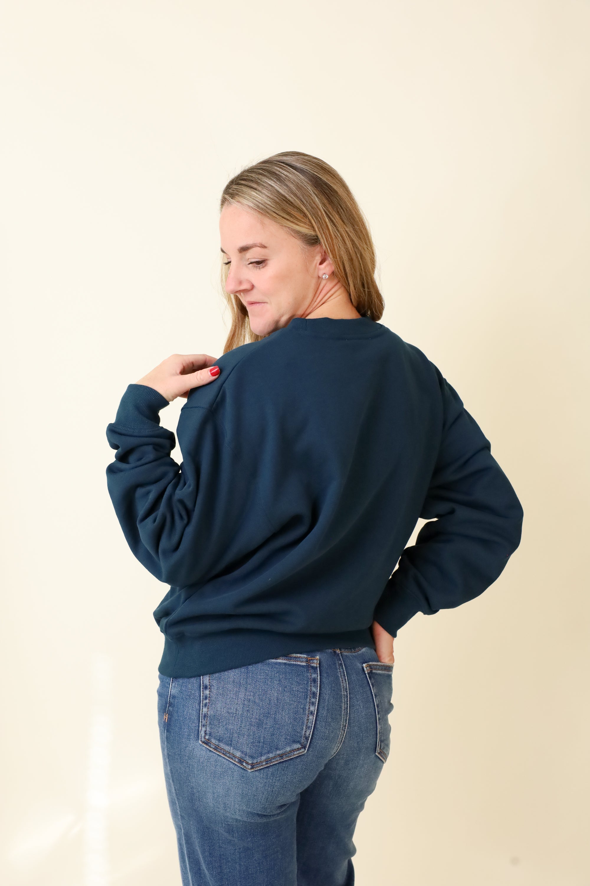 Small-Town Season Crewneck-Sweatshirts-Vixen Collection, Day Spa and Women's Boutique Located in Seattle, Washington