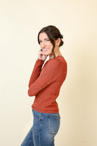 Seashore Scallop Sweater-Sweaters-Vixen Collection, Day Spa and Women's Boutique Located in Seattle, Washington