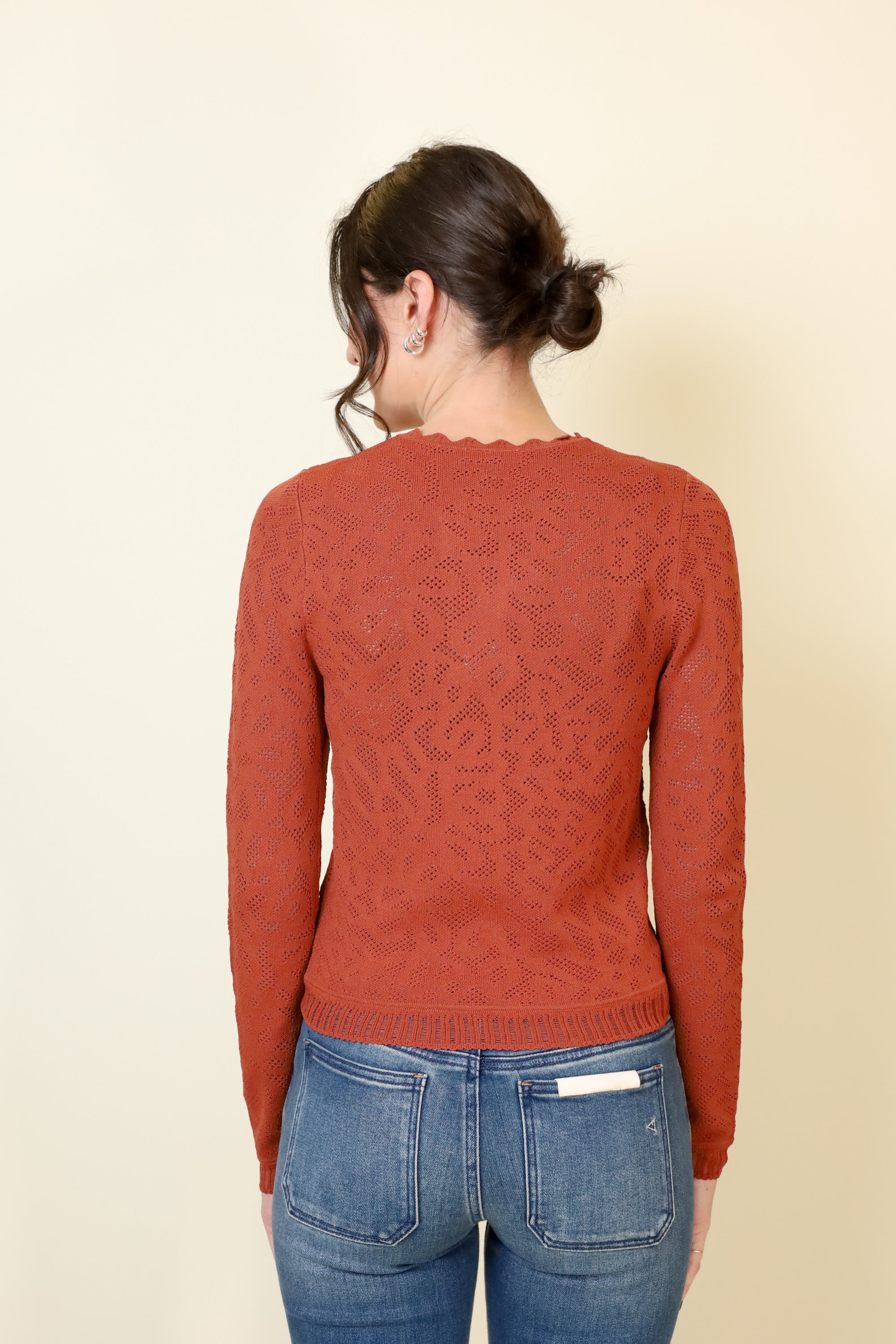 Seashore Scallop Sweater-Sweaters-Vixen Collection, Day Spa and Women's Boutique Located in Seattle, Washington