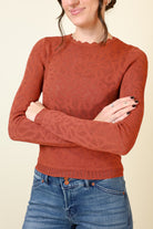 Seashore Scallop Sweater-Sweaters-Vixen Collection, Day Spa and Women's Boutique Located in Seattle, Washington