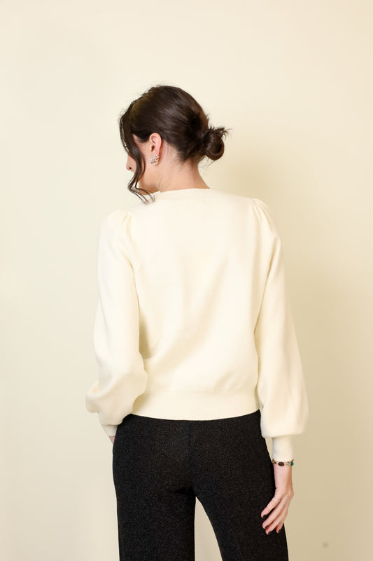 Blush & Bow Cardigan-Sweaters-Vixen Collection, Day Spa and Women's Boutique Located in Seattle, Washington