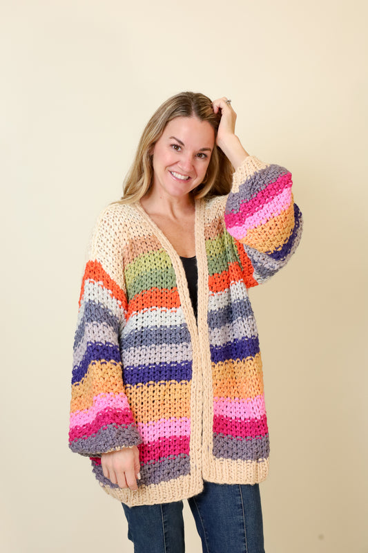 Prism Dreams Cardigan-Sweaters-Vixen Collection, Day Spa and Women's Boutique Located in Seattle, Washington