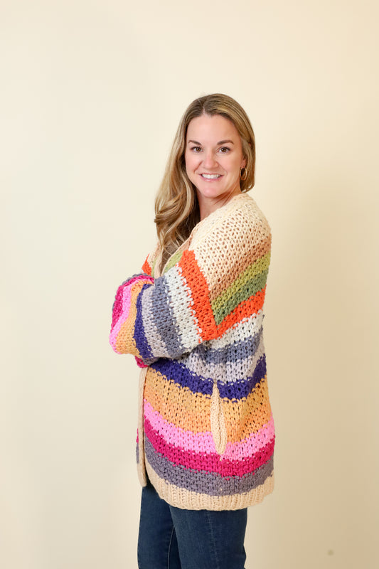 Prism Dreams Cardigan-Sweaters-Vixen Collection, Day Spa and Women's Boutique Located in Seattle, Washington
