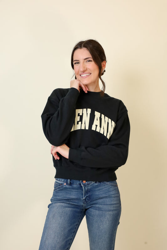 Small-Town Season Crewneck-Sweatshirts-Vixen Collection, Day Spa and Women's Boutique Located in Seattle, Washington