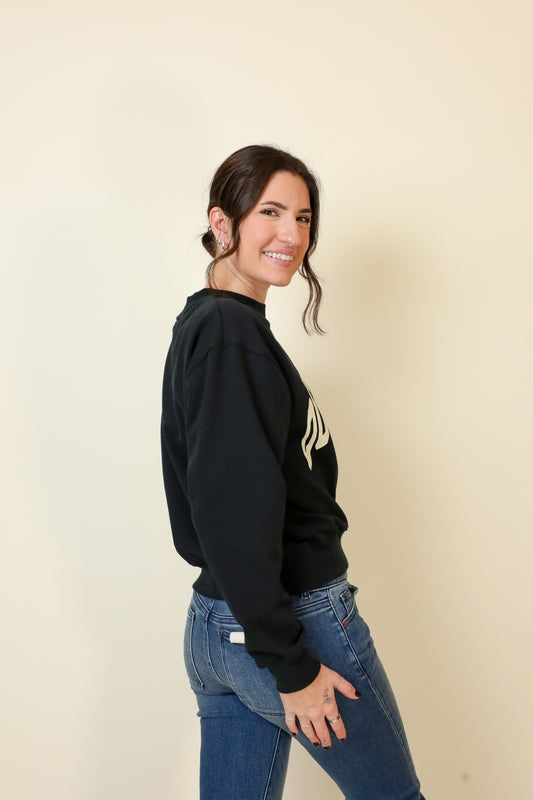 Small-Town Season Crewneck-Sweatshirts-Vixen Collection, Day Spa and Women's Boutique Located in Seattle, Washington