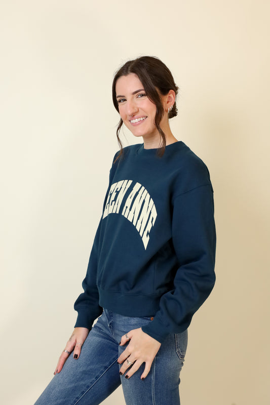 Small-Town Season Crewneck-Sweatshirts-Vixen Collection, Day Spa and Women's Boutique Located in Seattle, Washington