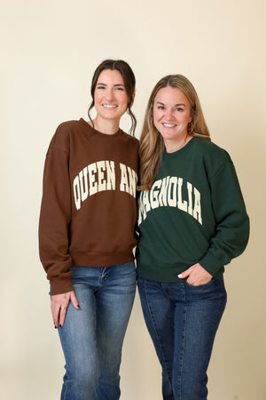 Small-Town Season Crewneck-Sweatshirts-Vixen Collection, Day Spa and Women's Boutique Located in Seattle, Washington
