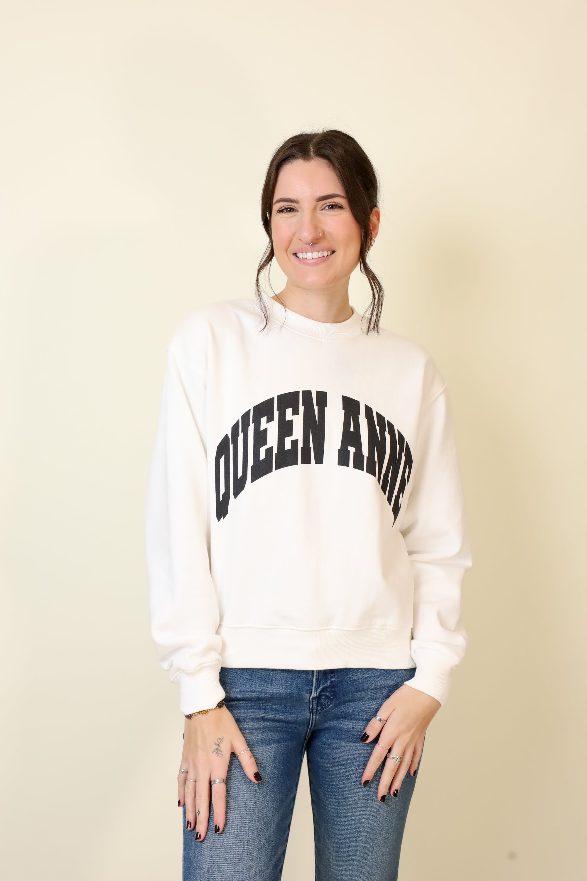 Small-Town Season Crewneck-Sweatshirts-Vixen Collection, Day Spa and Women's Boutique Located in Seattle, Washington