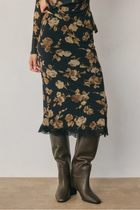 Falling Leaves Midi Skirt-Skirts-Vixen Collection, Day Spa and Women's Boutique Located in Seattle, Washington