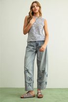 Flower Power Tank-Tank Tops-Vixen Collection, Day Spa and Women's Boutique Located in Seattle, Washington
