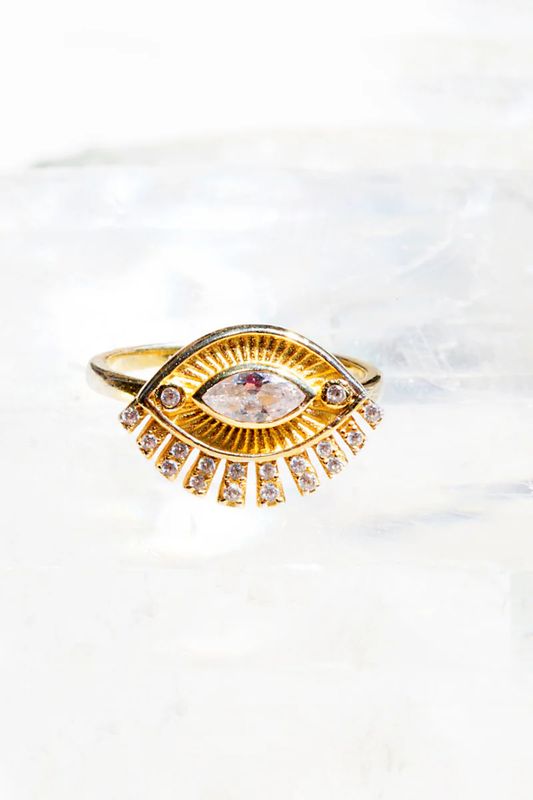 Foresight Eye Ring-Rings-Vixen Collection, Day Spa and Women's Boutique Located in Seattle, Washington