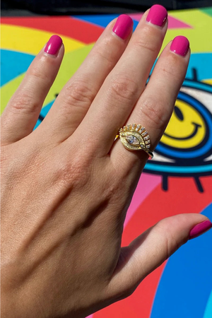 Foresight Eye Ring-Rings-Vixen Collection, Day Spa and Women's Boutique Located in Seattle, Washington