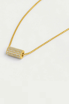 Petit Pave Mini Tube Necklace