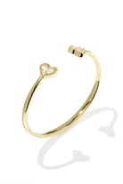 Framed Ari Heart Cuff Bracelet-Bracelets-Vixen Collection, Day Spa and Women's Boutique Located in Seattle, Washington