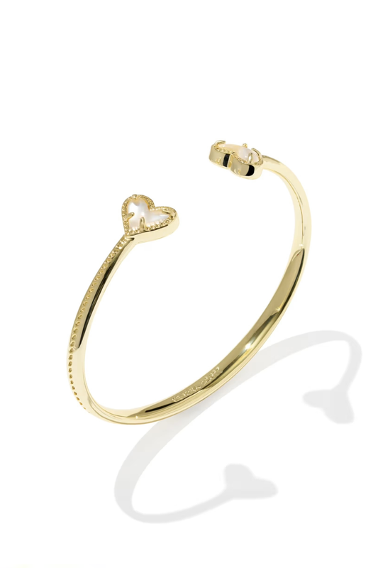 Framed Ari Heart Cuff Bracelet-Bracelets-Vixen Collection, Day Spa and Women's Boutique Located in Seattle, Washington