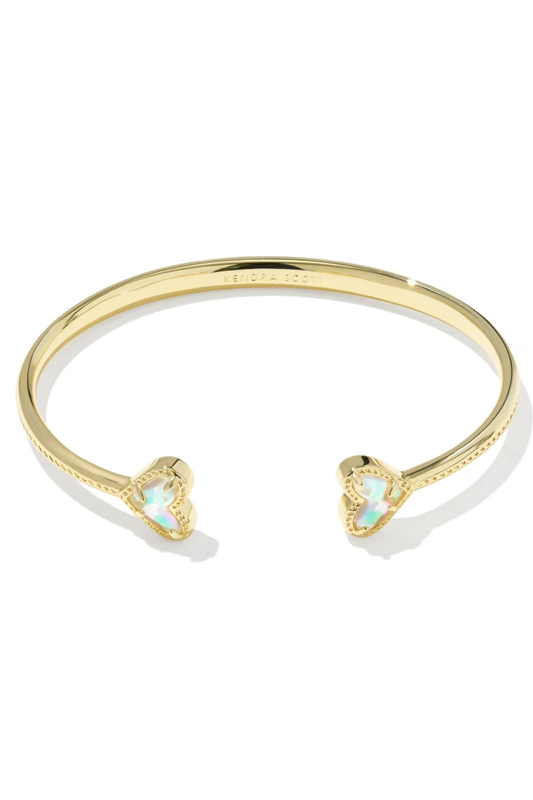 Framed Ari Heart Cuff Bracelet-Bracelets-Vixen Collection, Day Spa and Women's Boutique Located in Seattle, Washington
