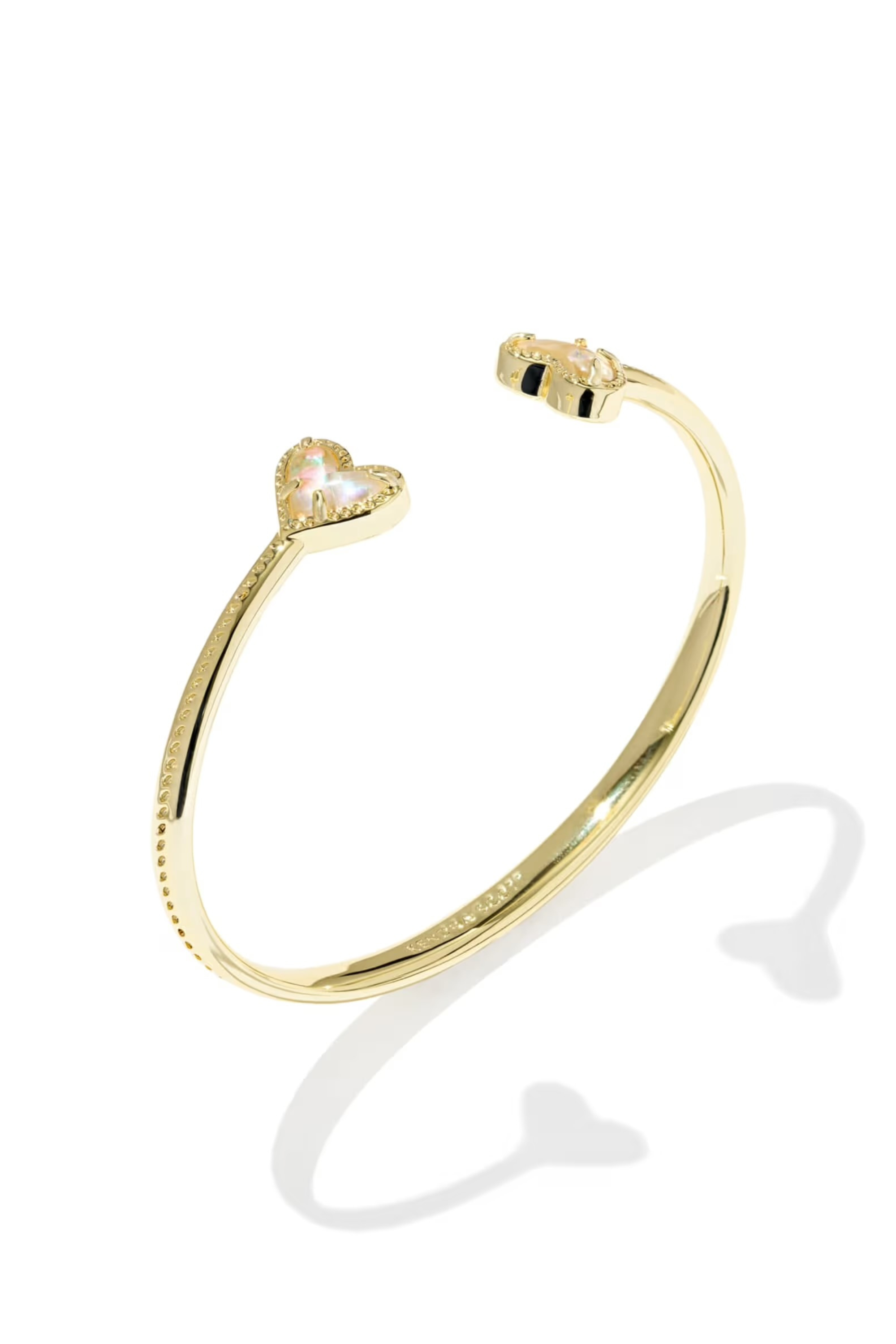 Framed Ari Heart Cuff Bracelet-Bracelets-Vixen Collection, Day Spa and Women's Boutique Located in Seattle, Washington