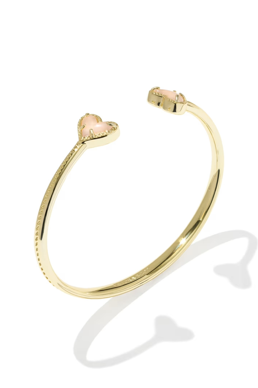 Framed Ari Heart Cuff Bracelet-Bracelets-Vixen Collection, Day Spa and Women's Boutique Located in Seattle, Washington