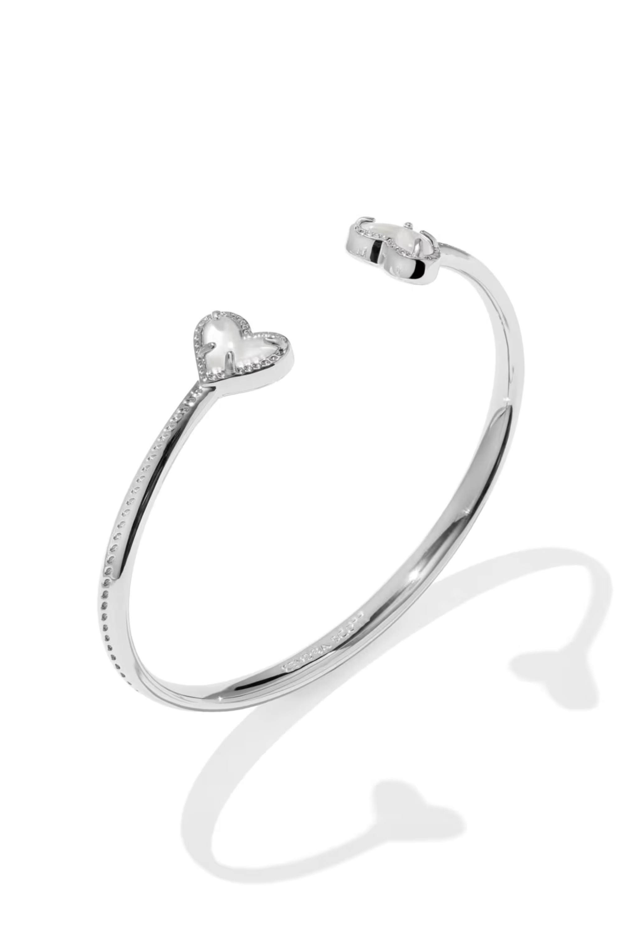 Framed Ari Heart Cuff Bracelet-Bracelets-Vixen Collection, Day Spa and Women's Boutique Located in Seattle, Washington