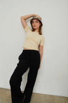 Free Flow Cotton Flare Pant-Loungewear Bottoms-Vixen Collection, Day Spa and Women's Boutique Located in Seattle, Washington