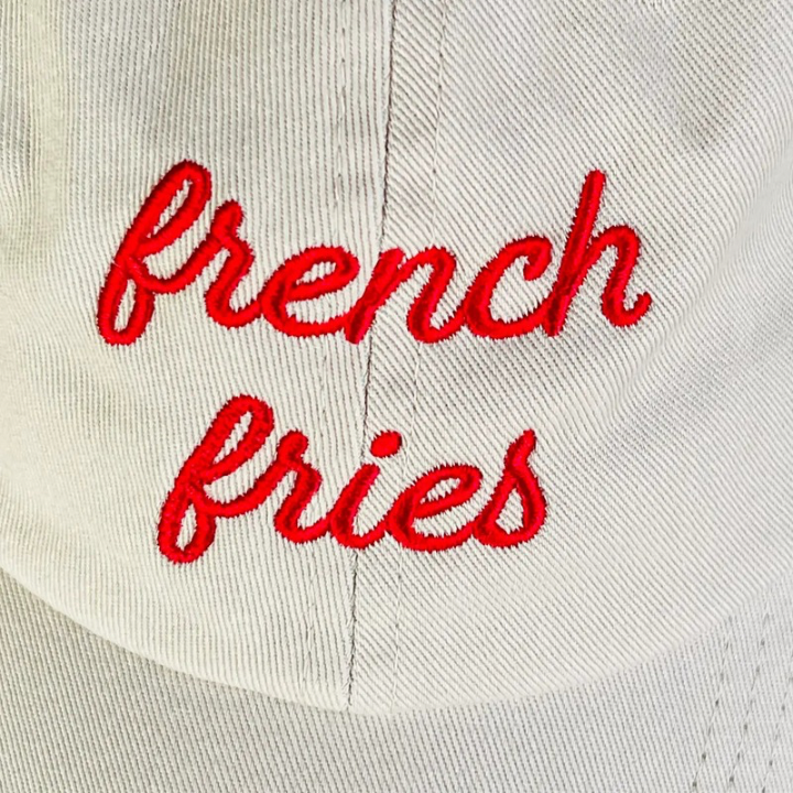 French Fries Baseball Cap-Hats-Vixen Collection, Day Spa and Women's Boutique Located in Seattle, Washington