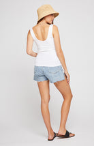 Christine, White-Tank Tops-Vixen Collection, Day Spa and Women's Boutique Located in Seattle, Washington