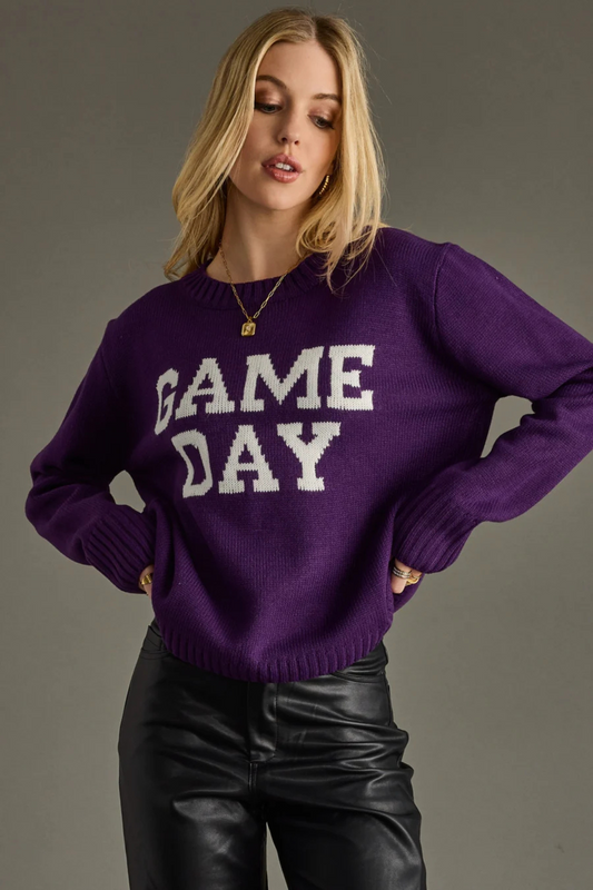Game Day Sweater-Sweaters-Vixen Collection, Day Spa and Women's Boutique Located in Seattle, Washington