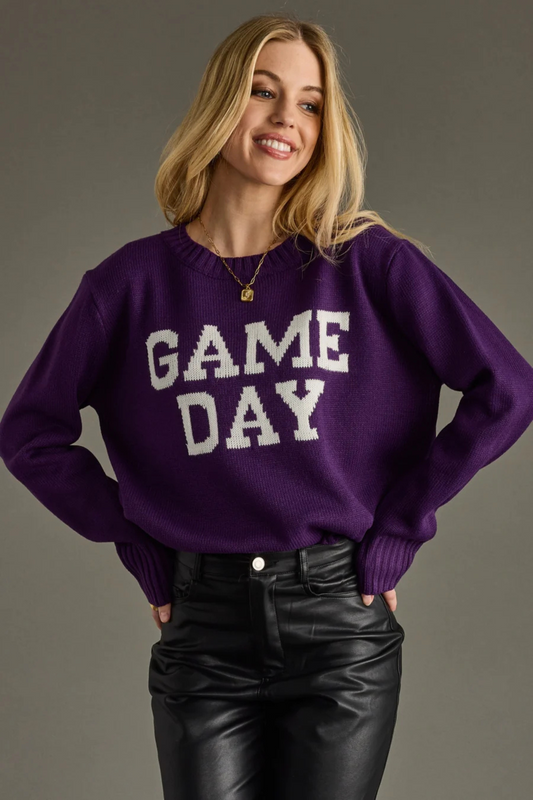 Game Day Sweater-Sweaters-Vixen Collection, Day Spa and Women's Boutique Located in Seattle, Washington