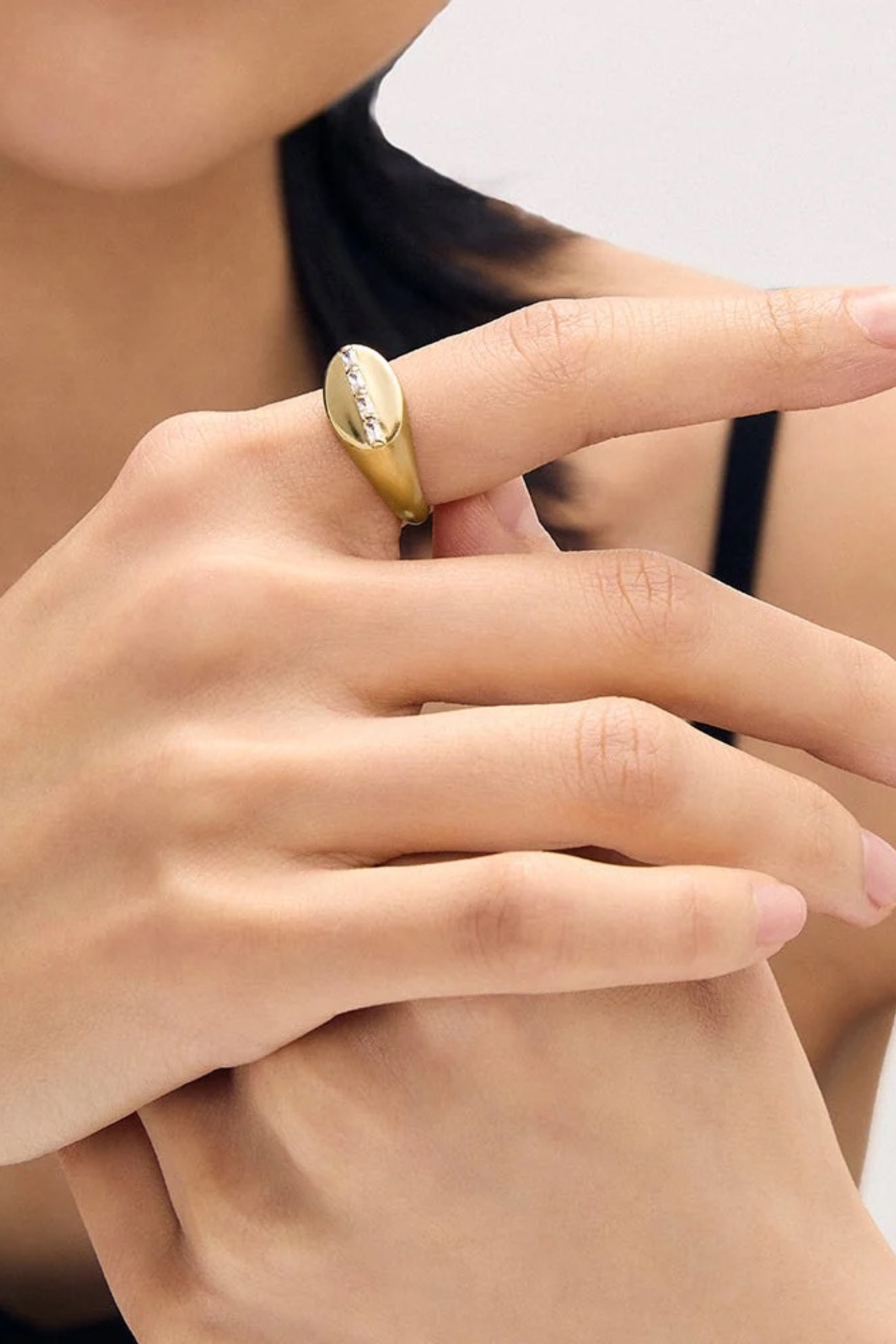 Gemma Signet Ring-Rings-Vixen Collection, Day Spa and Women's Boutique Located in Seattle, Washington