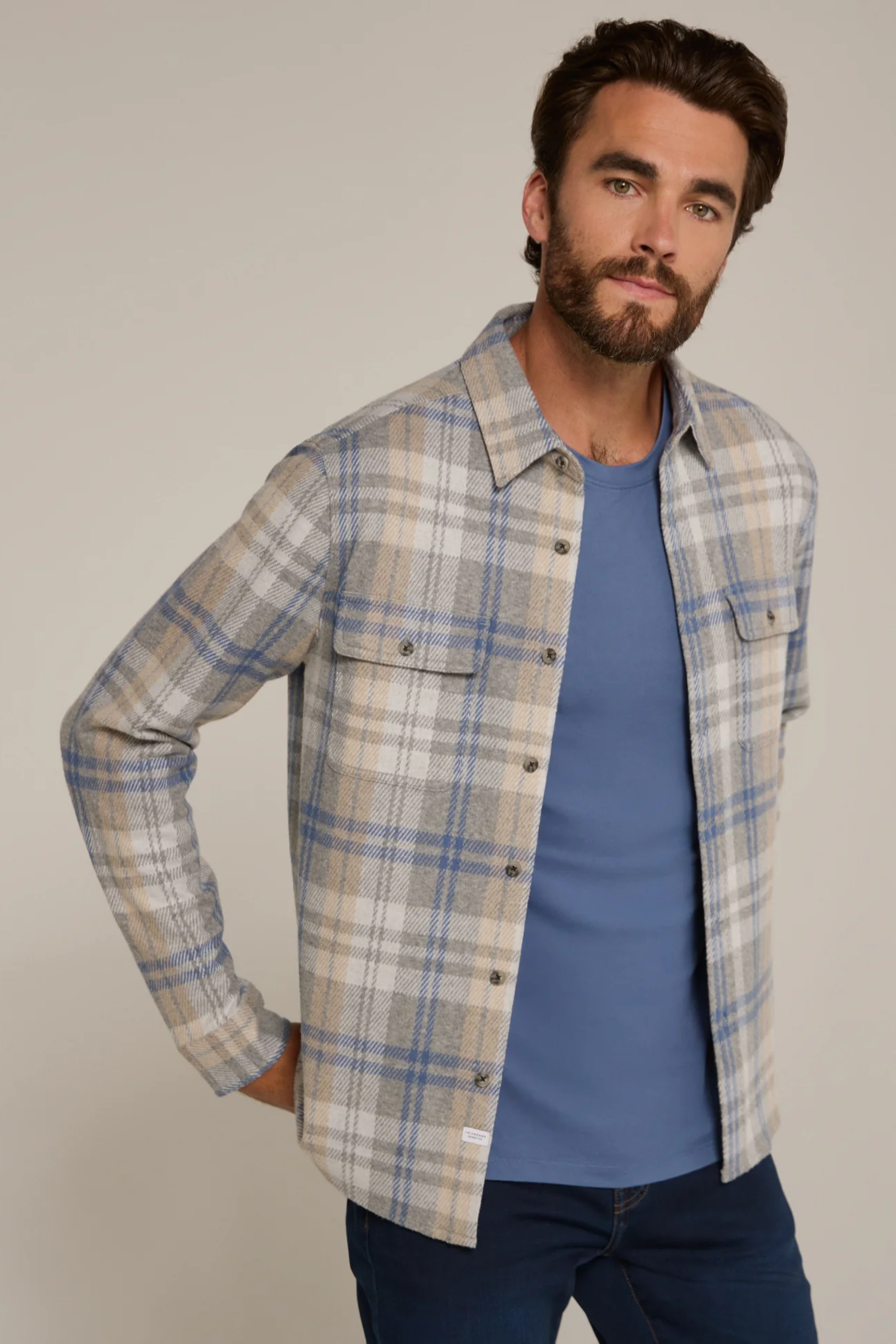 Generation Long Sleeve Flannel-Men's Tops-Vixen Collection, Day Spa and Women's Boutique Located in Seattle, Washington