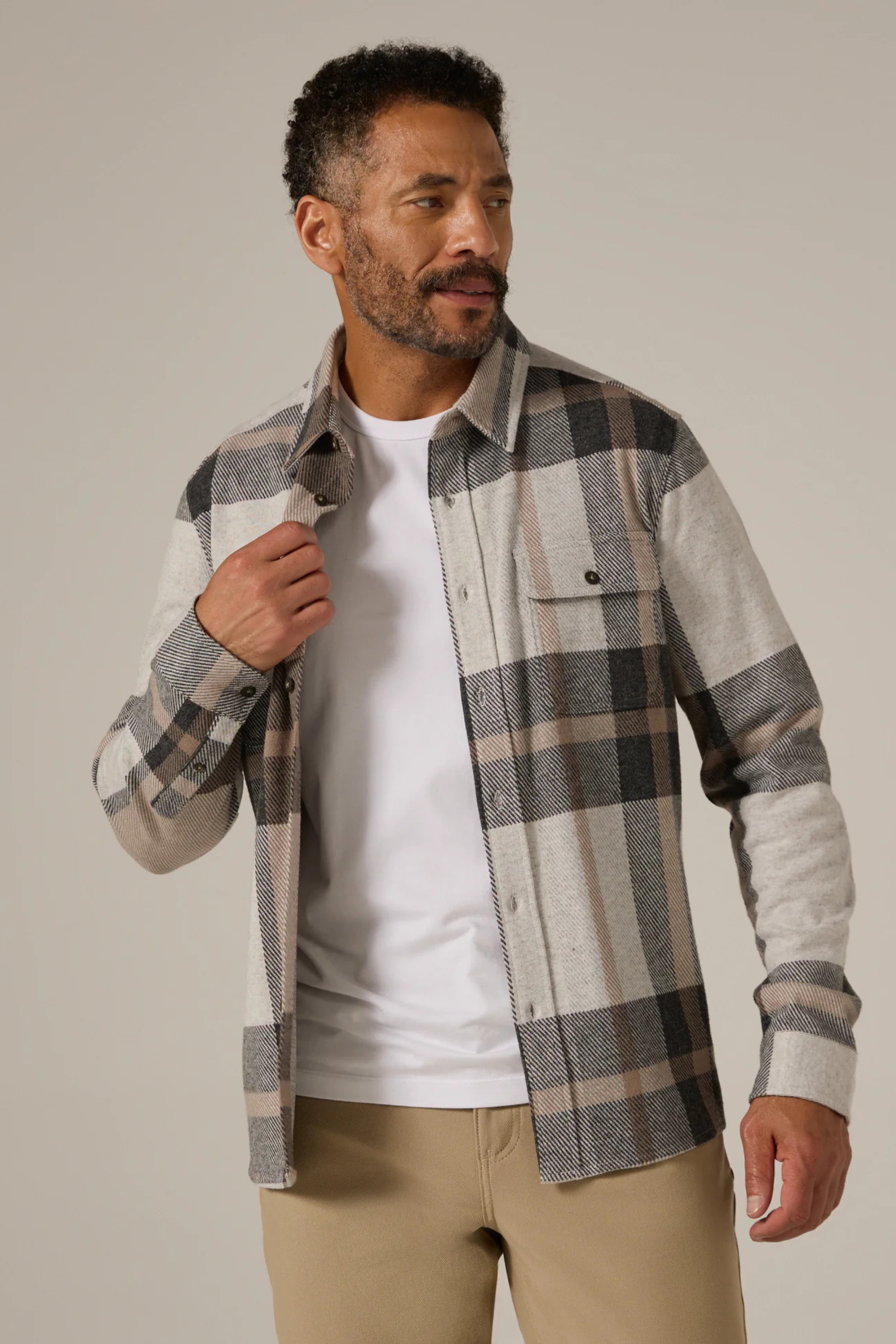Generation Long Sleeve Flannel-Men's Tops-Vixen Collection, Day Spa and Women's Boutique Located in Seattle, Washington