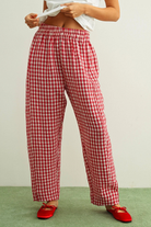 Get In Gingham Pants-Bottoms-Vixen Collection, Day Spa and Women's Boutique Located in Seattle, Washington