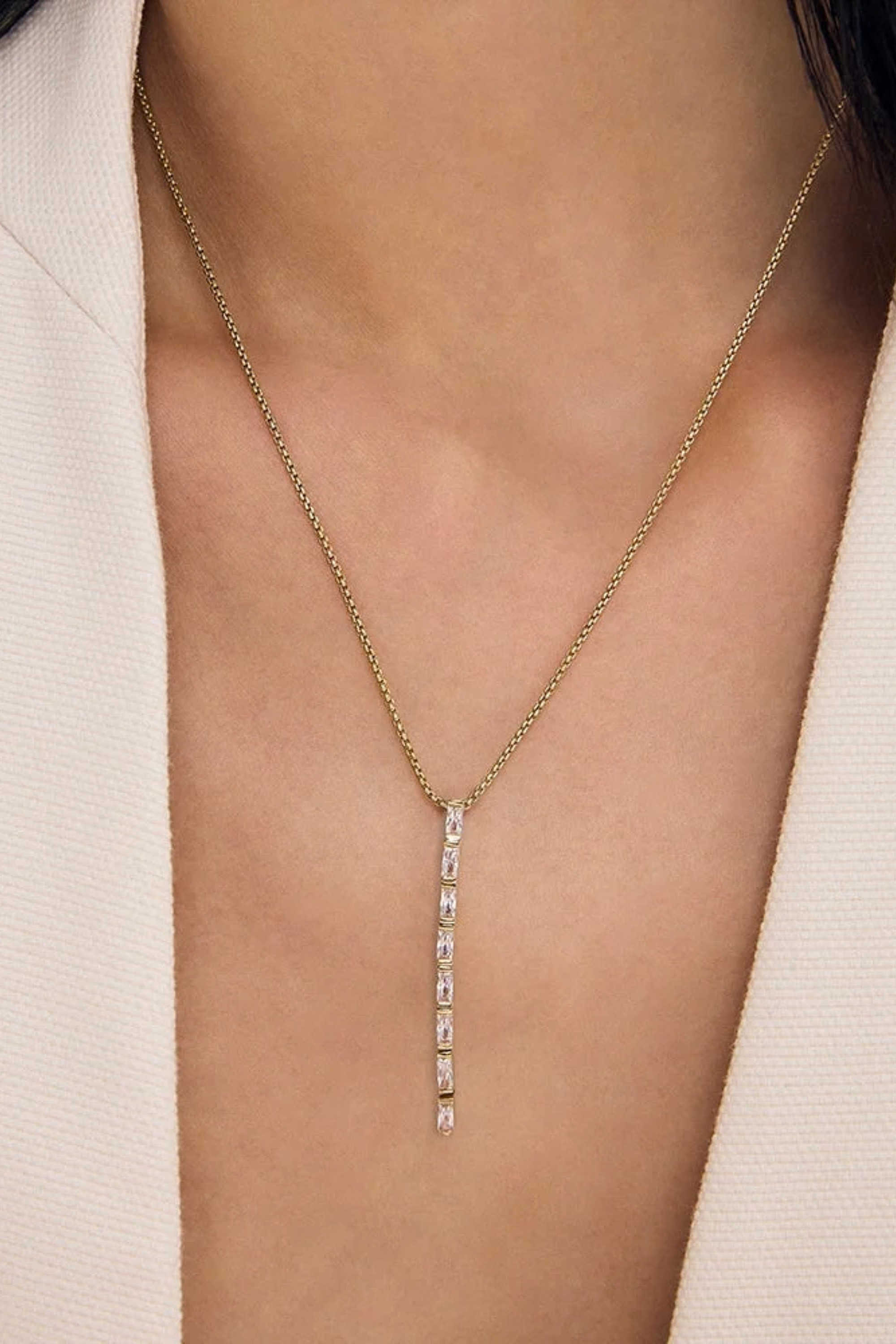 Gia Lariat Necklace-Necklaces-Vixen Collection, Day Spa and Women's Boutique Located in Seattle, Washington