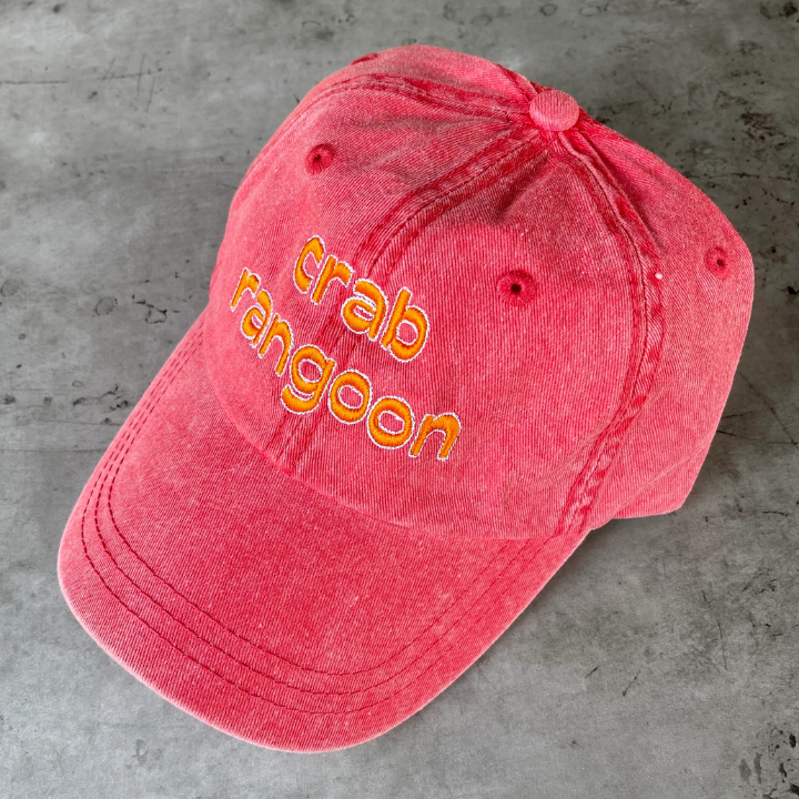 Crab Rangoon Baseball Cap-Hats-Vixen Collection, Day Spa and Women's Boutique Located in Seattle, Washington