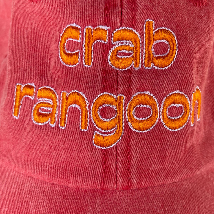 Crab Rangoon Baseball Cap-Hats-Vixen Collection, Day Spa and Women's Boutique Located in Seattle, Washington