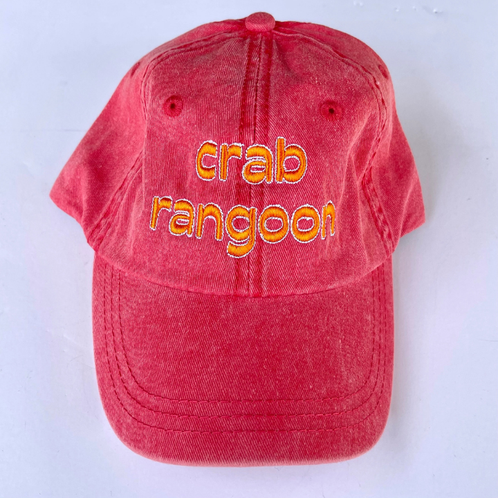 Crab Rangoon Baseball Cap-Hats-Vixen Collection, Day Spa and Women's Boutique Located in Seattle, Washington