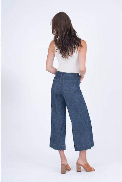 Sophie Crop Wide Leg-Denim-Vixen Collection, Day Spa and Women's Boutique Located in Seattle, Washington