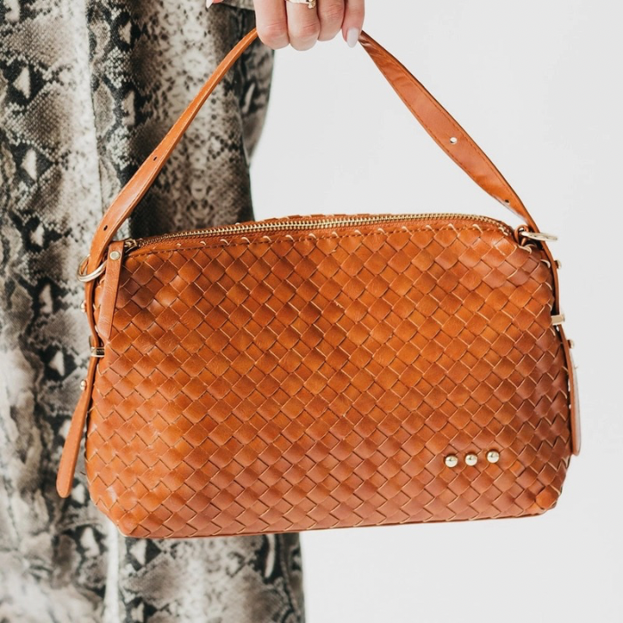 Harper Hobo Woven Shoulder Bag-Bags + Wallets-Vixen Collection, Day Spa and Women's Boutique Located in Seattle, Washington