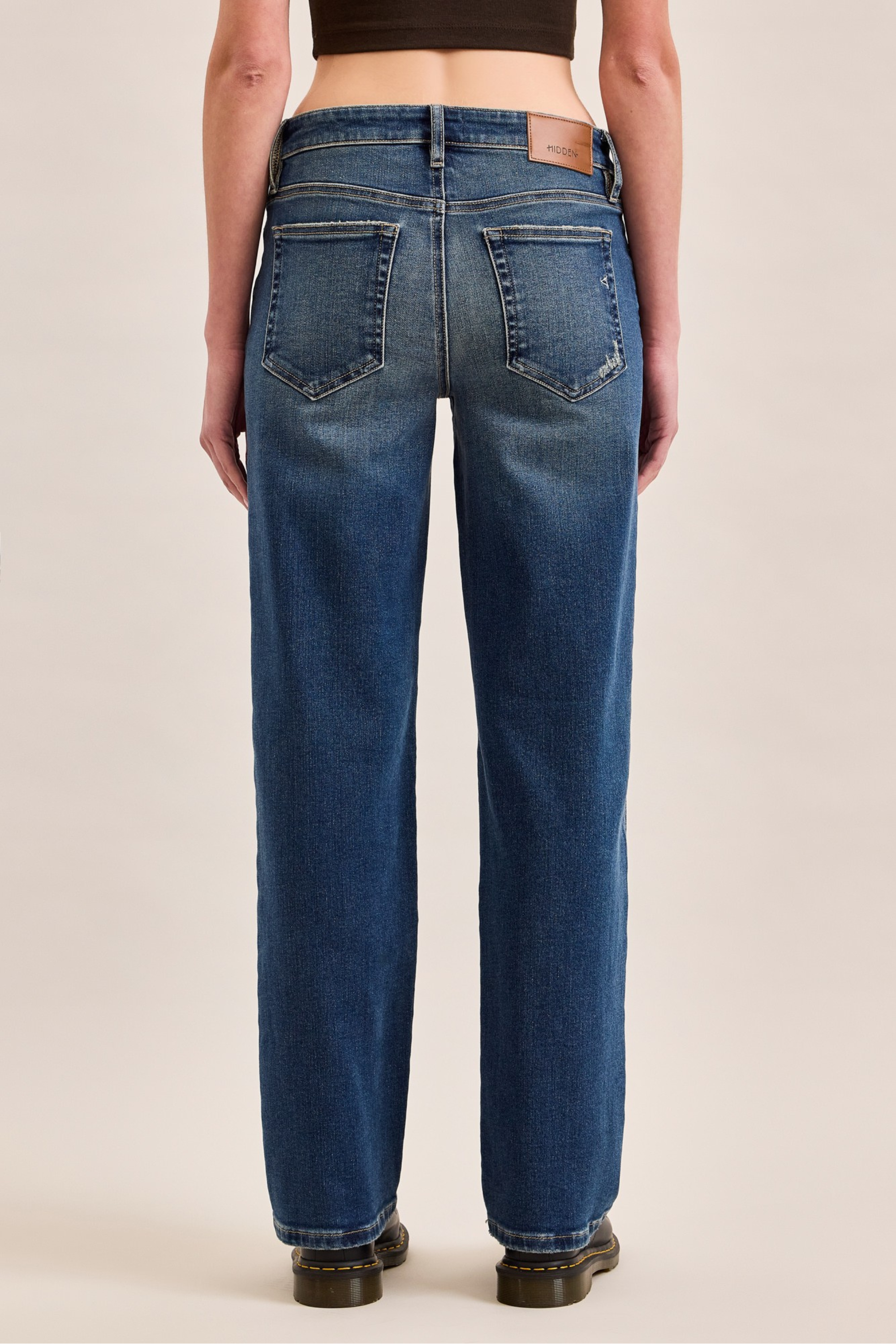 Hidden Ella Straight Leg Side Panel-Denim-Vixen Collection, Day Spa and Women's Boutique Located in Seattle, Washington