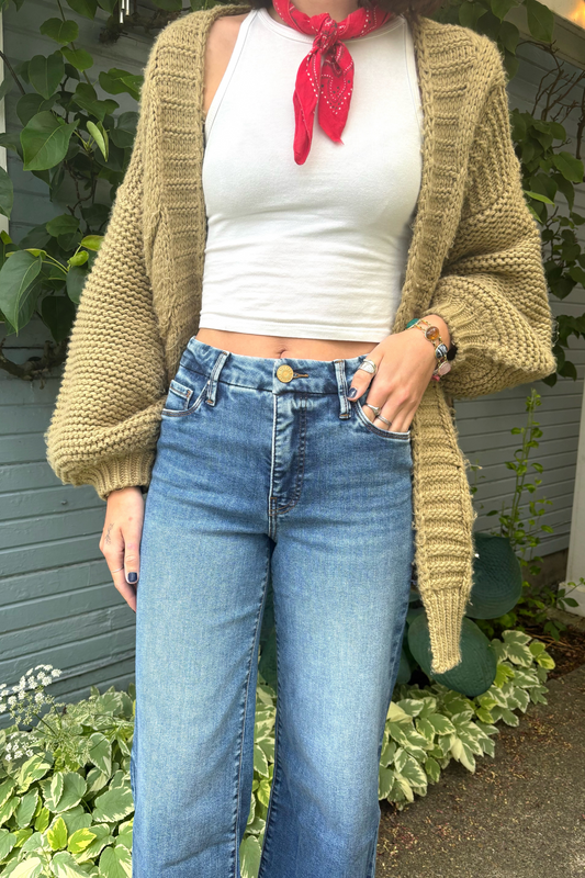 KUT Meg High Rise Fab Ab Wide Leg Jeans-Denim-Vixen Collection, Day Spa and Women's Boutique Located in Seattle, Washington