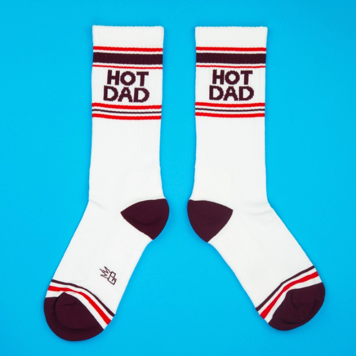 Hot Dad Gym Crew Socks-Socks-Vixen Collection, Day Spa and Women's Boutique Located in Seattle, Washington