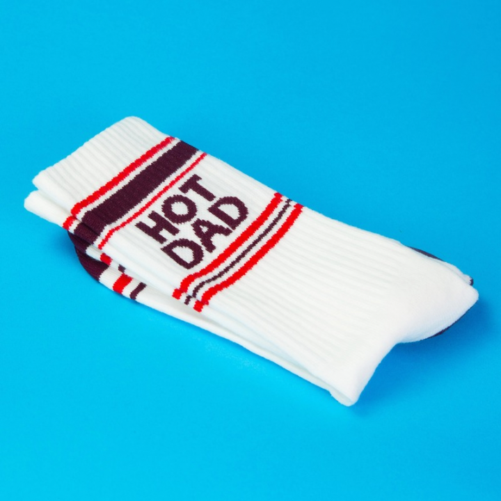 Hot Dad Gym Crew Socks-Socks-Vixen Collection, Day Spa and Women's Boutique Located in Seattle, Washington