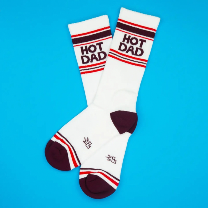 Hot Dad Gym Crew Socks-Socks-Vixen Collection, Day Spa and Women's Boutique Located in Seattle, Washington
