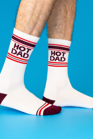 Hot Dad Gym Crew Socks-Socks-Vixen Collection, Day Spa and Women's Boutique Located in Seattle, Washington