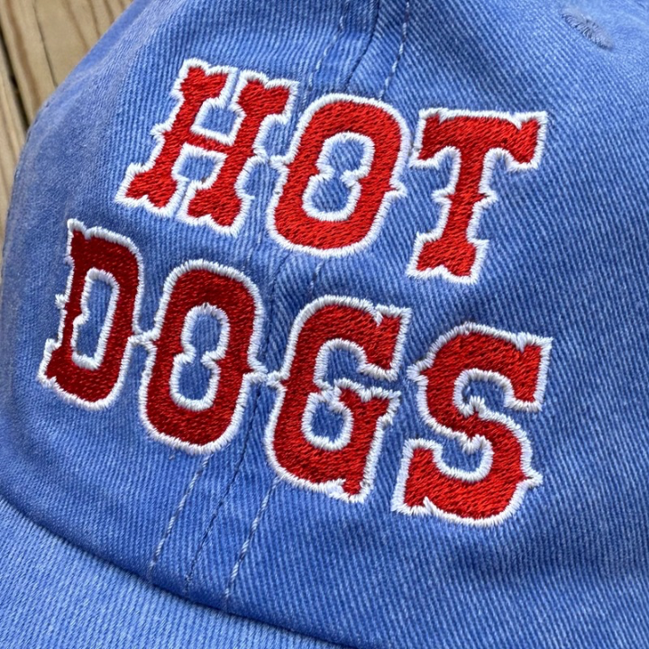 Hot Dogs Baseball Cap-Hats-Vixen Collection, Day Spa and Women's Boutique Located in Seattle, Washington