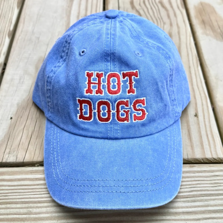 Hot Dogs Baseball Cap-Hats-Vixen Collection, Day Spa and Women's Boutique Located in Seattle, Washington