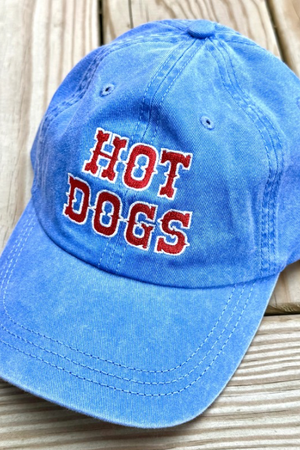 Hot Dogs Baseball Cap-Hats-Vixen Collection, Day Spa and Women's Boutique Located in Seattle, Washington