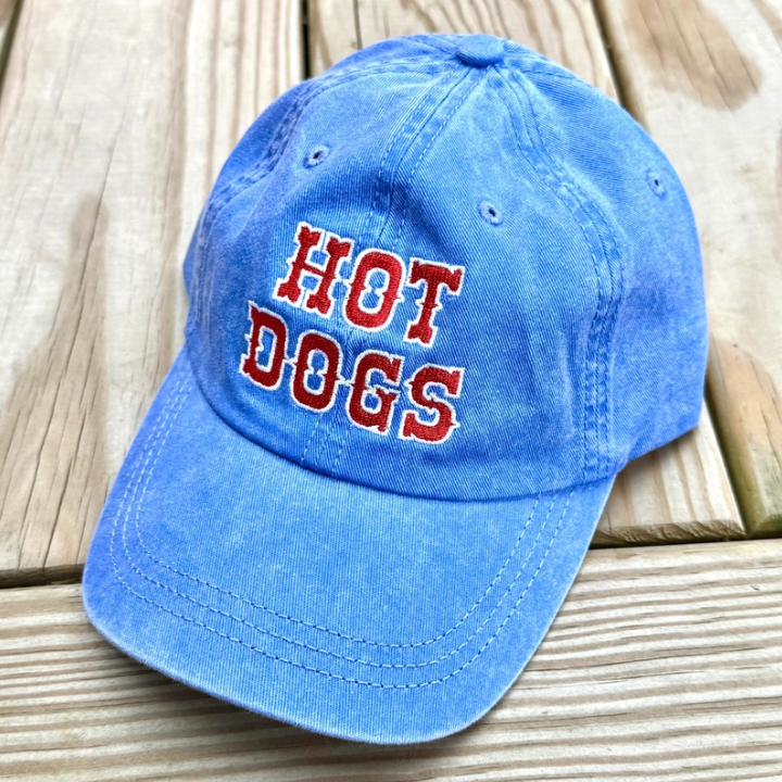 Hot Dogs Baseball Cap-Hats-Vixen Collection, Day Spa and Women's Boutique Located in Seattle, Washington