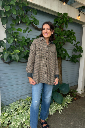 Hound & Hem Shacket-Shackets-Vixen Collection, Day Spa and Women's Boutique Located in Seattle, Washington