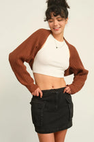 Easy Does It Bolero Cardigan-Cardigans-Vixen Collection, Day Spa and Women's Boutique Located in Seattle, Washington